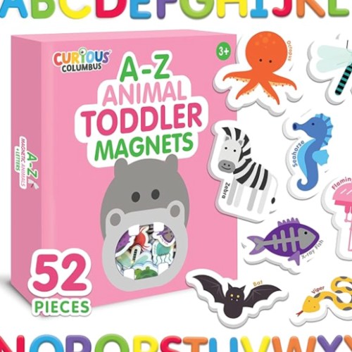 Foam Magnetic Letters and Animals